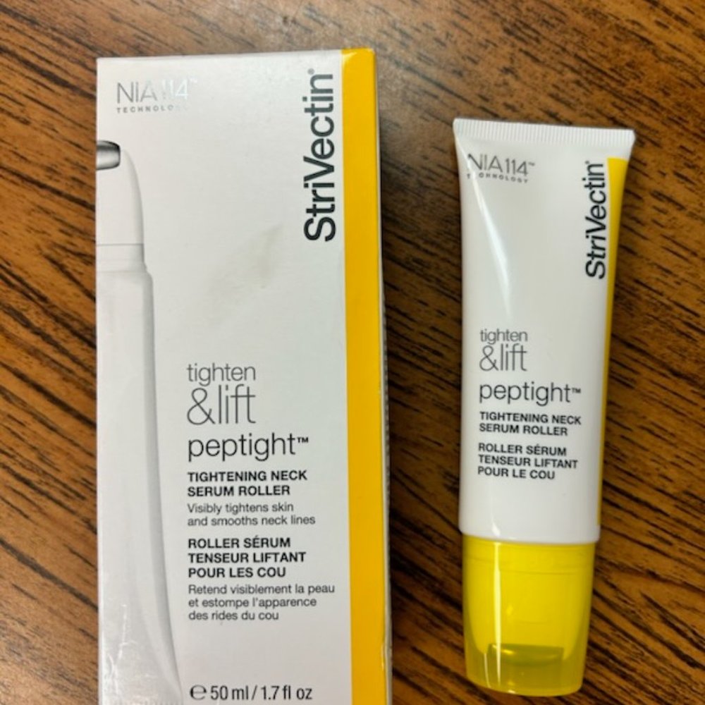New and Unopened StriVectin Peptight™ Tightening Neck Serum Roller High-tech